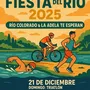 Flyer de Triatlón Fiesta del Río 2025