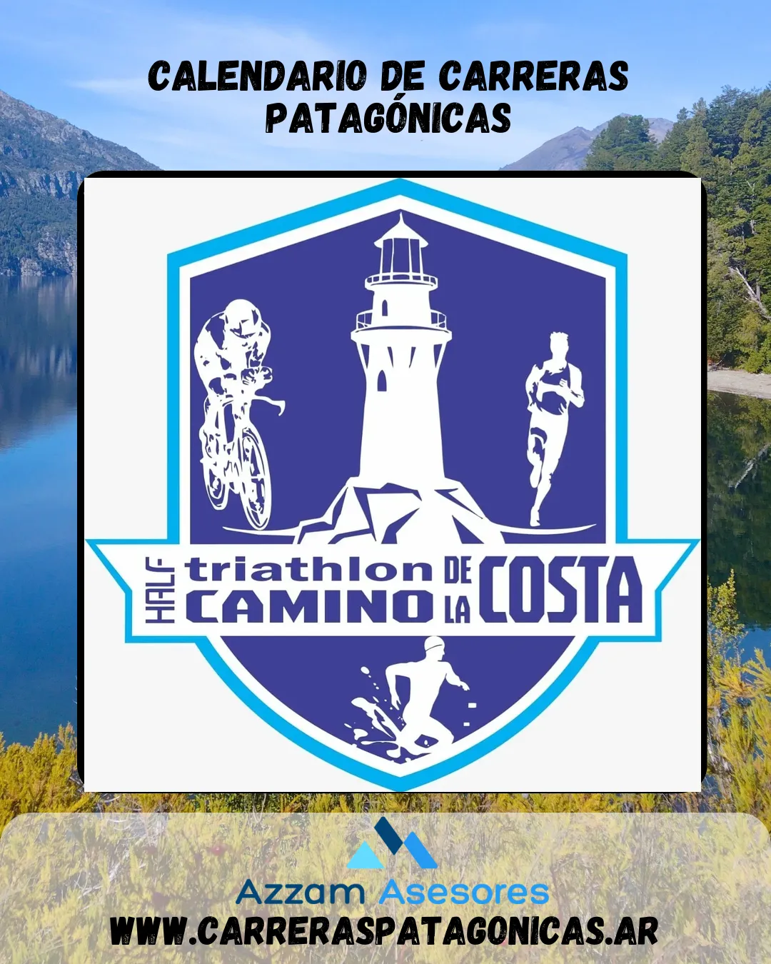 Flyer de TRIATLÓN HALF CAMINO DE LA COSTA 2025