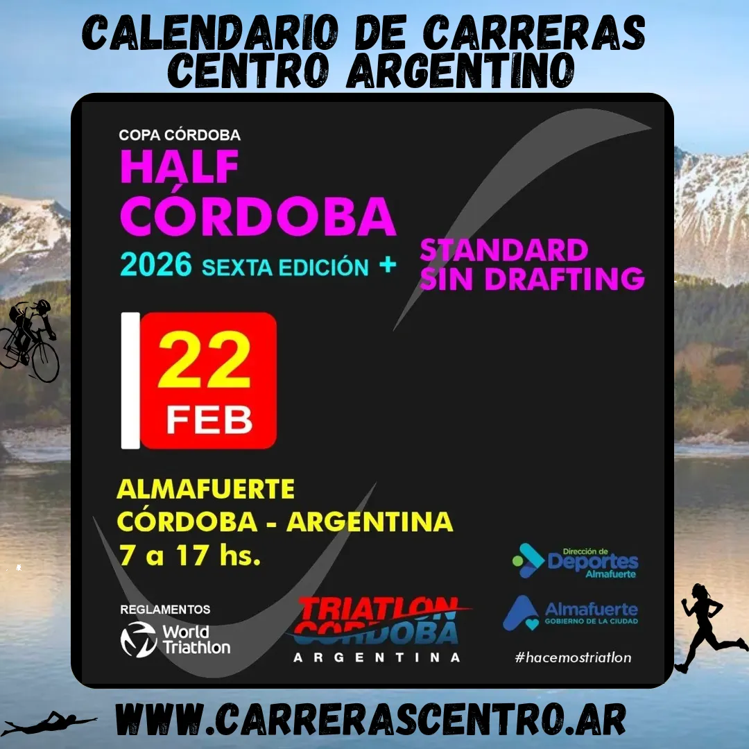 Flyer de Triatlón Half Córdoba 2026