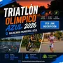 Flyer de Triatlón Olímpico de Azul 2026
