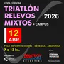 Flyer de Triatlón Relevos Mixtos 2026