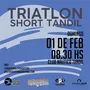 Flyer de Triatlón Sprint Tandil 2026