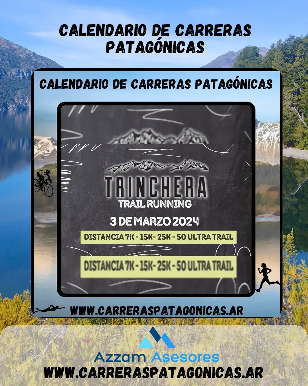 Flyer de Trinchera Trail Running 2024