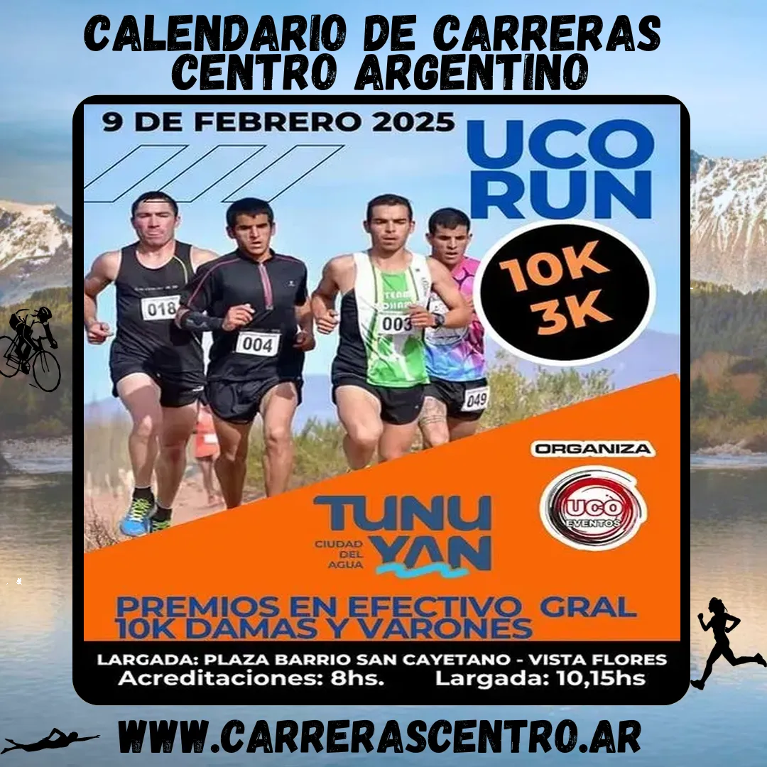 Flyer de UCO Run 2025