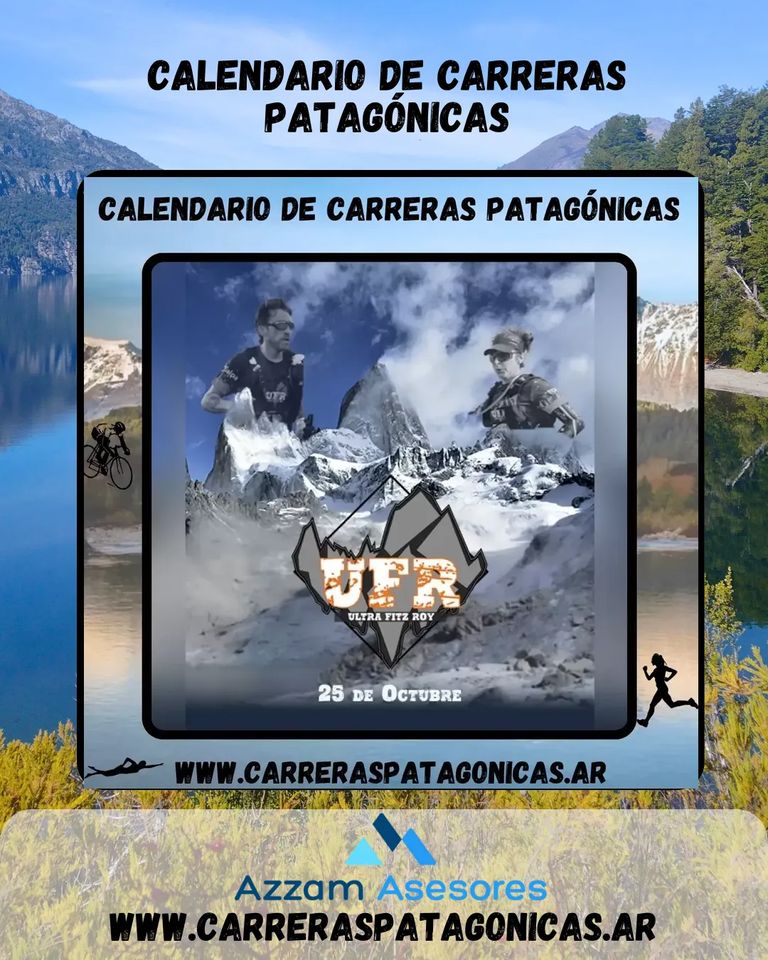 Flyer de Ultra Fitz Roy 2025