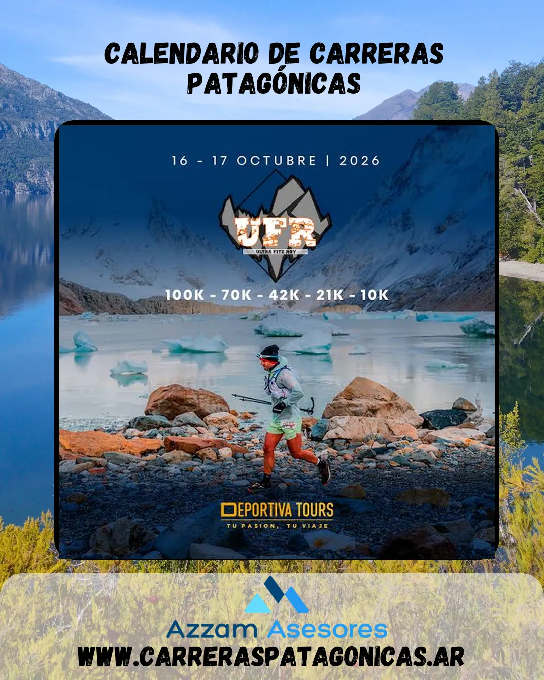 Flyer de Ultra Fitz Roy 2026