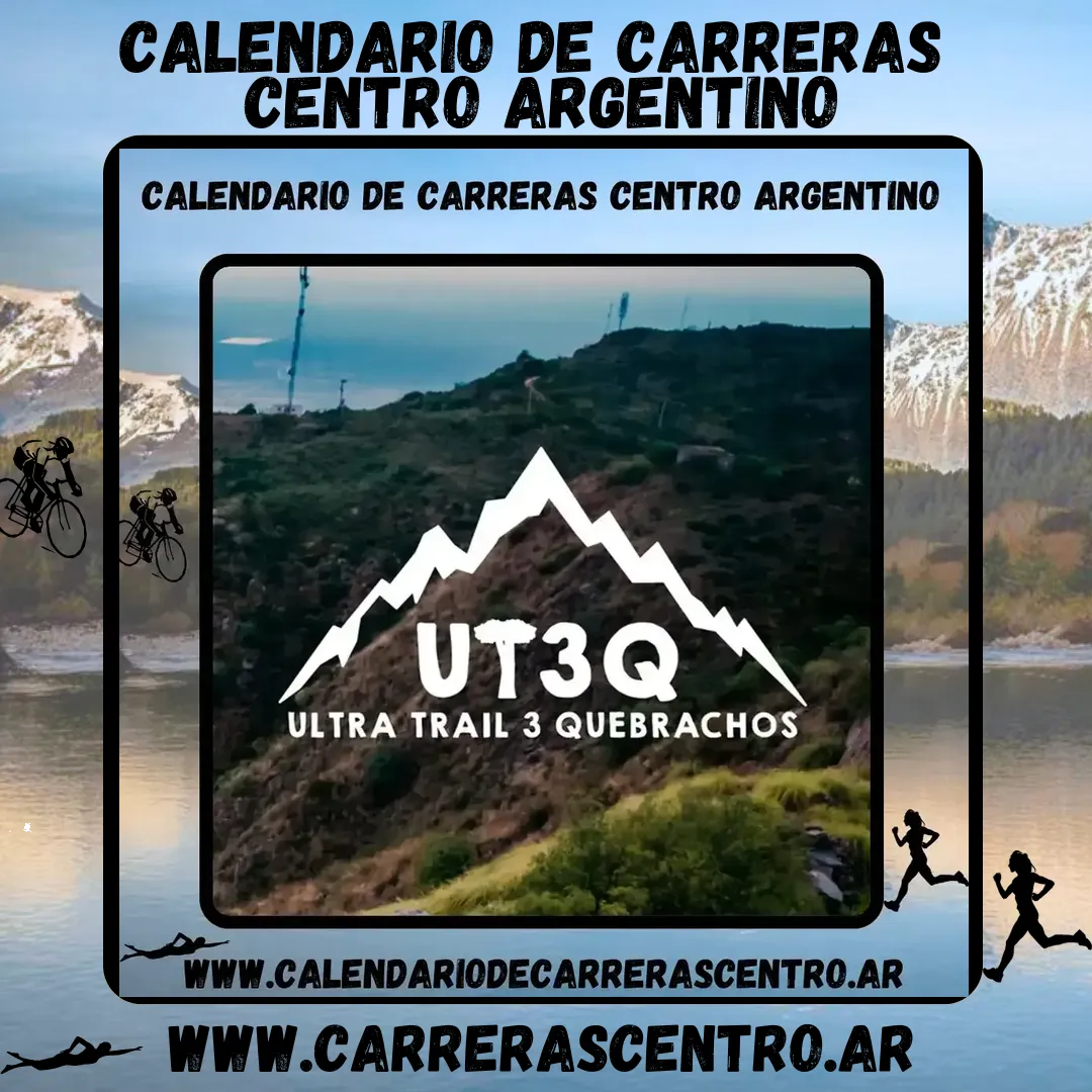 Flyer de Ultra Trail 3 Quebrachos 2024