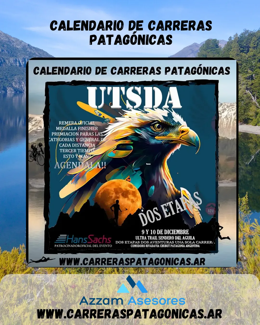 Flyer de Ultra Trail Sendero del Águila 2023