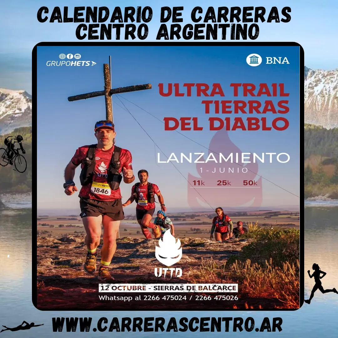 Flyer de Ultra Trail Tierras del Diablo 2025