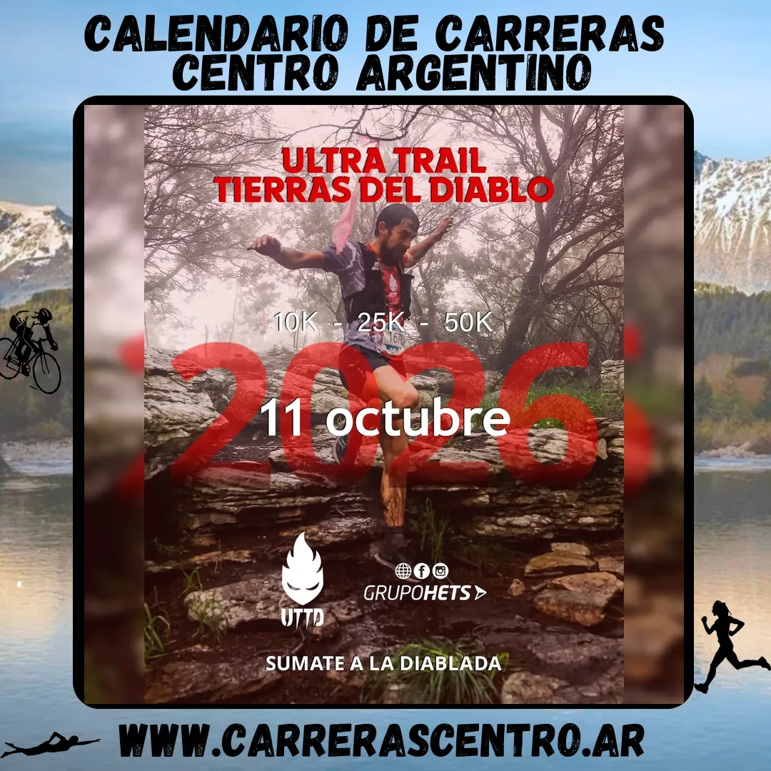 Flyer de Ultra Trail Tierras del Diablo 2026
