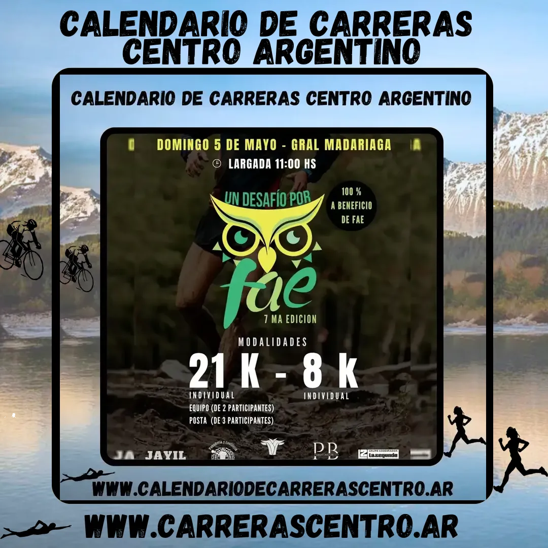 Flyer de Un Desafío por FAE 2024