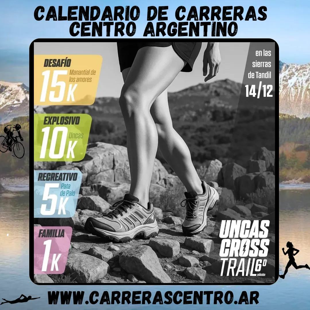 Flyer de Uncas Cross Trail 2025