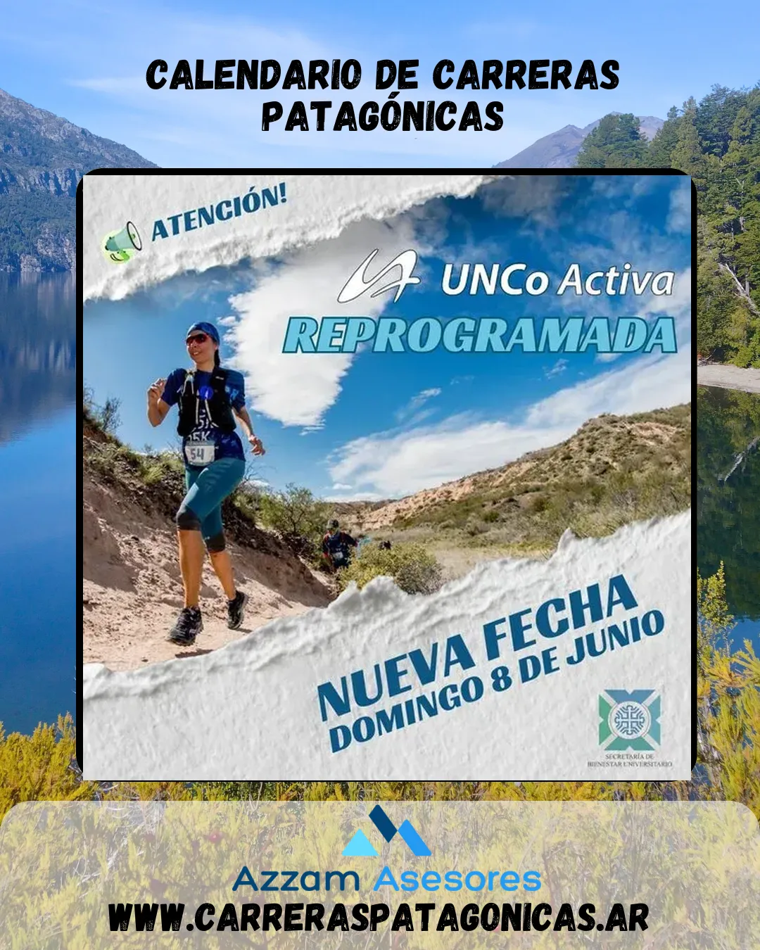 Flyer de UNCo Activa 2025