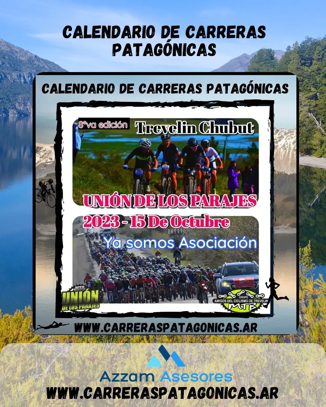 Flyer de Unión de Los Parajes 2023