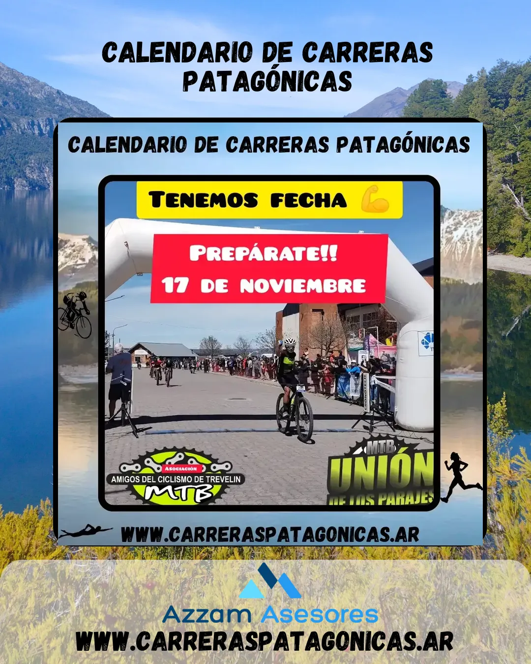 Flyer de Unión de Los Parajes 2024