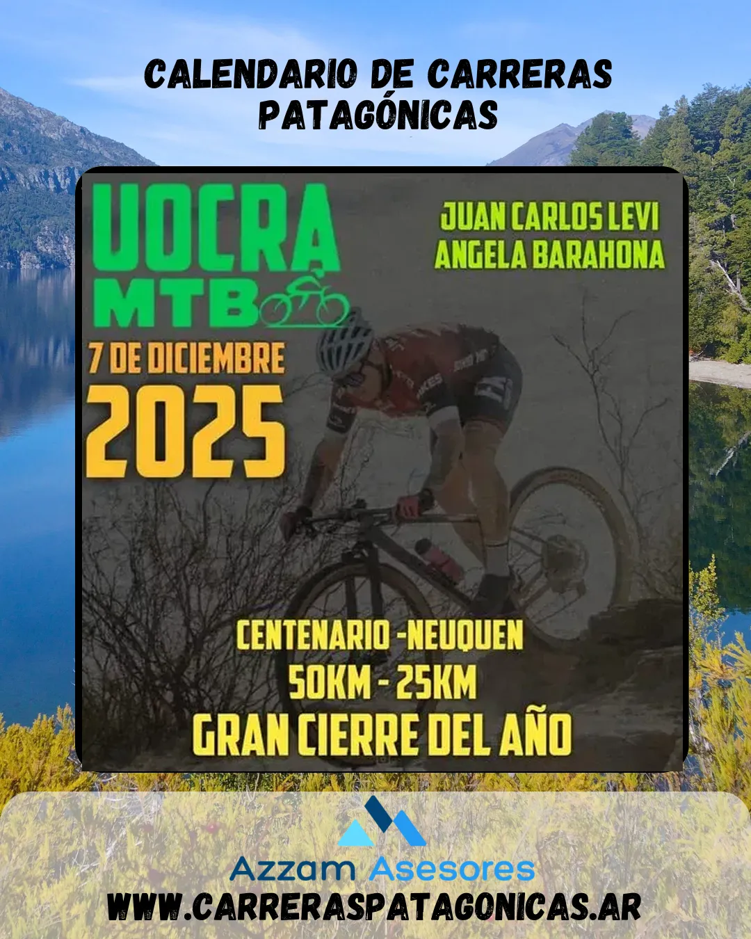 Flyer de UOCRA MTB 2025