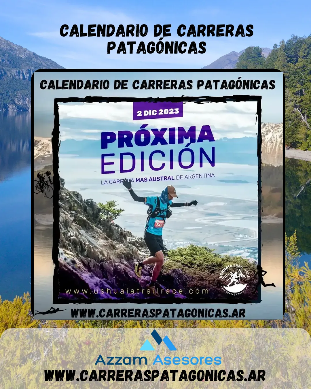Flyer de USHUAIA TRAIL RACE 2023