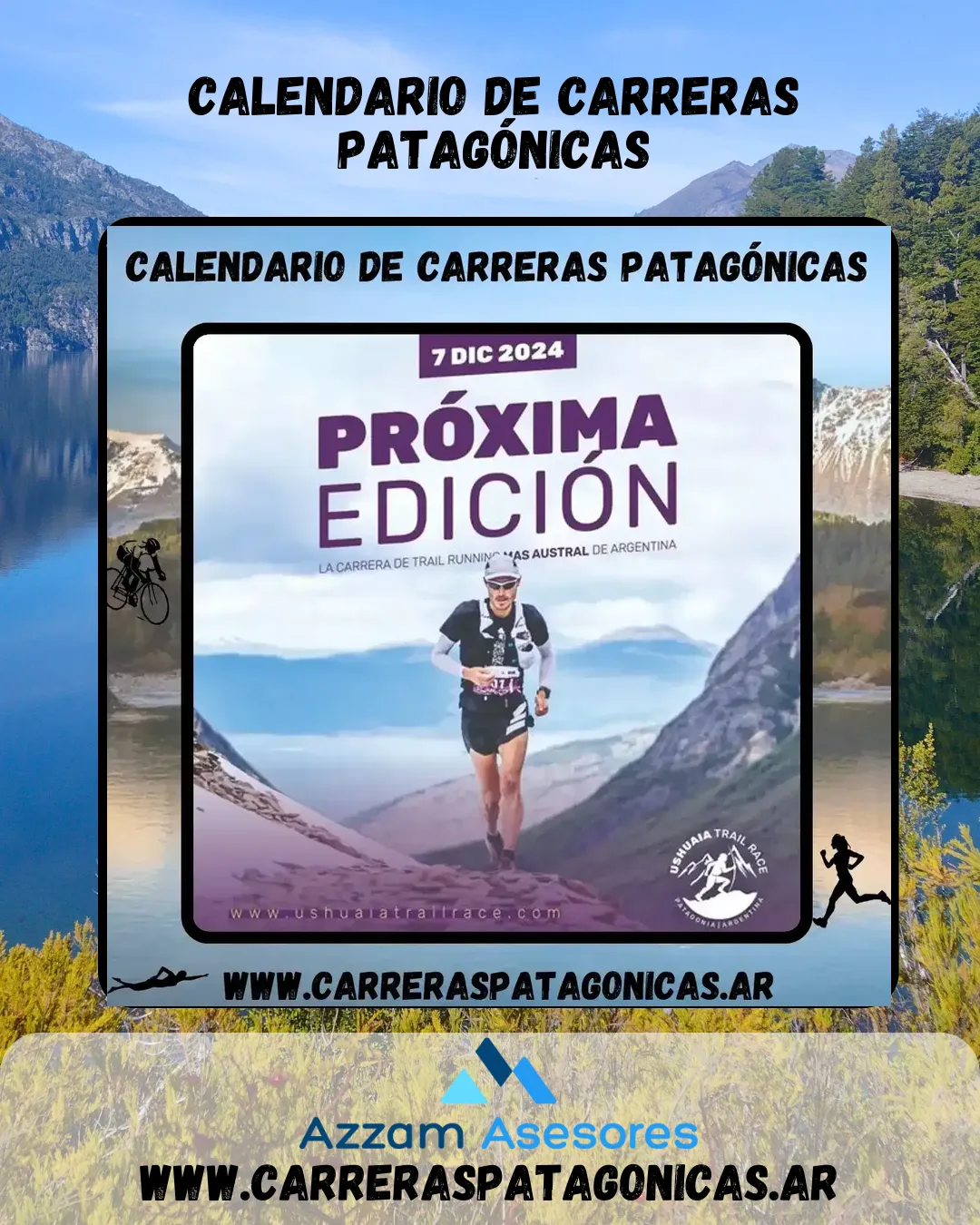 Flyer de USHUAIA TRAIL RACE 2024