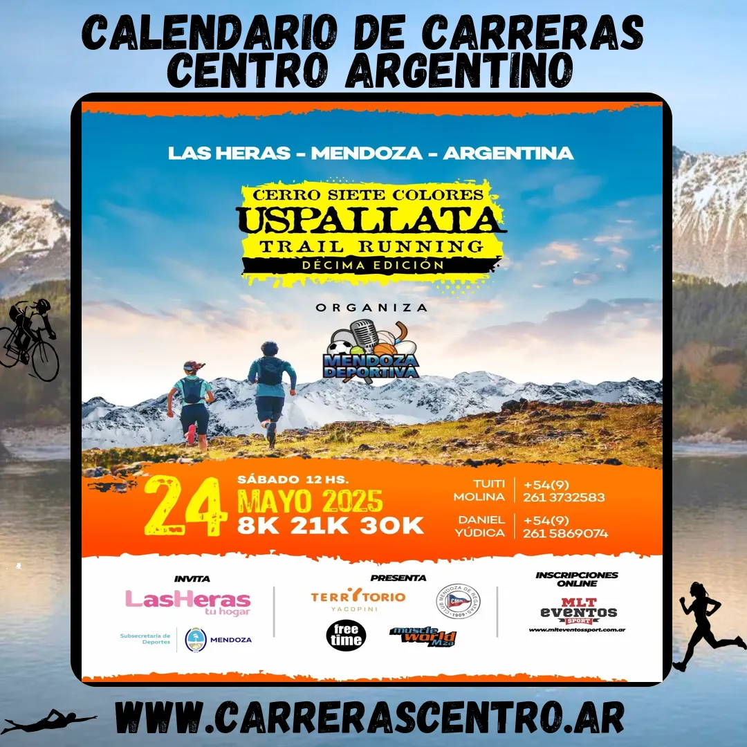 Flyer de Uspallata Trail Running 2025