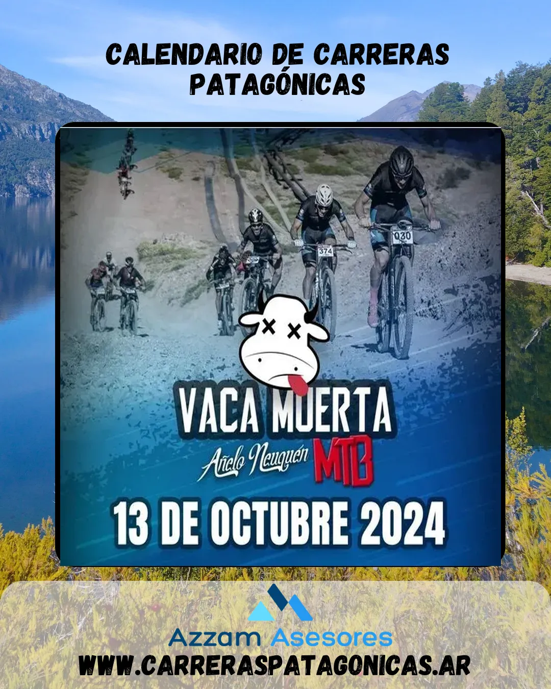 Flyer de Vaca Muerta MTB 2024