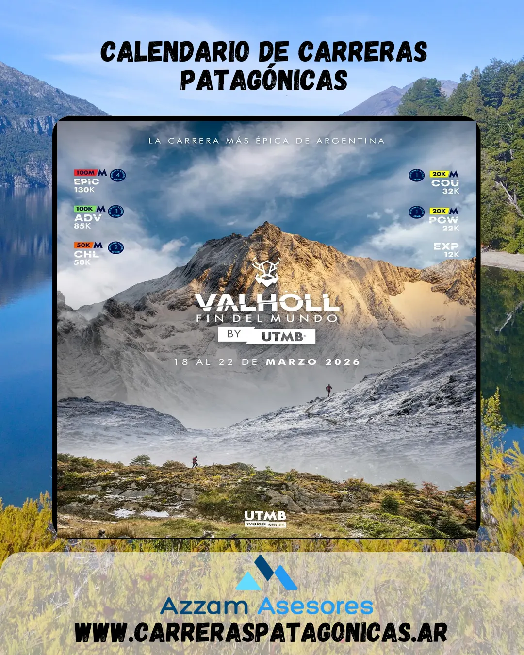Flyer de Valhöll Fin del Mundo by UTMB 2026
