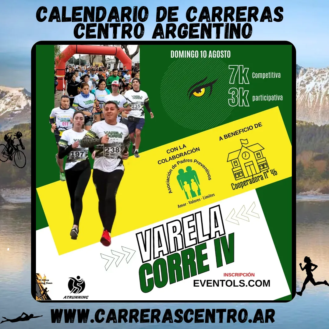 Flyer de Varela Corre 2025