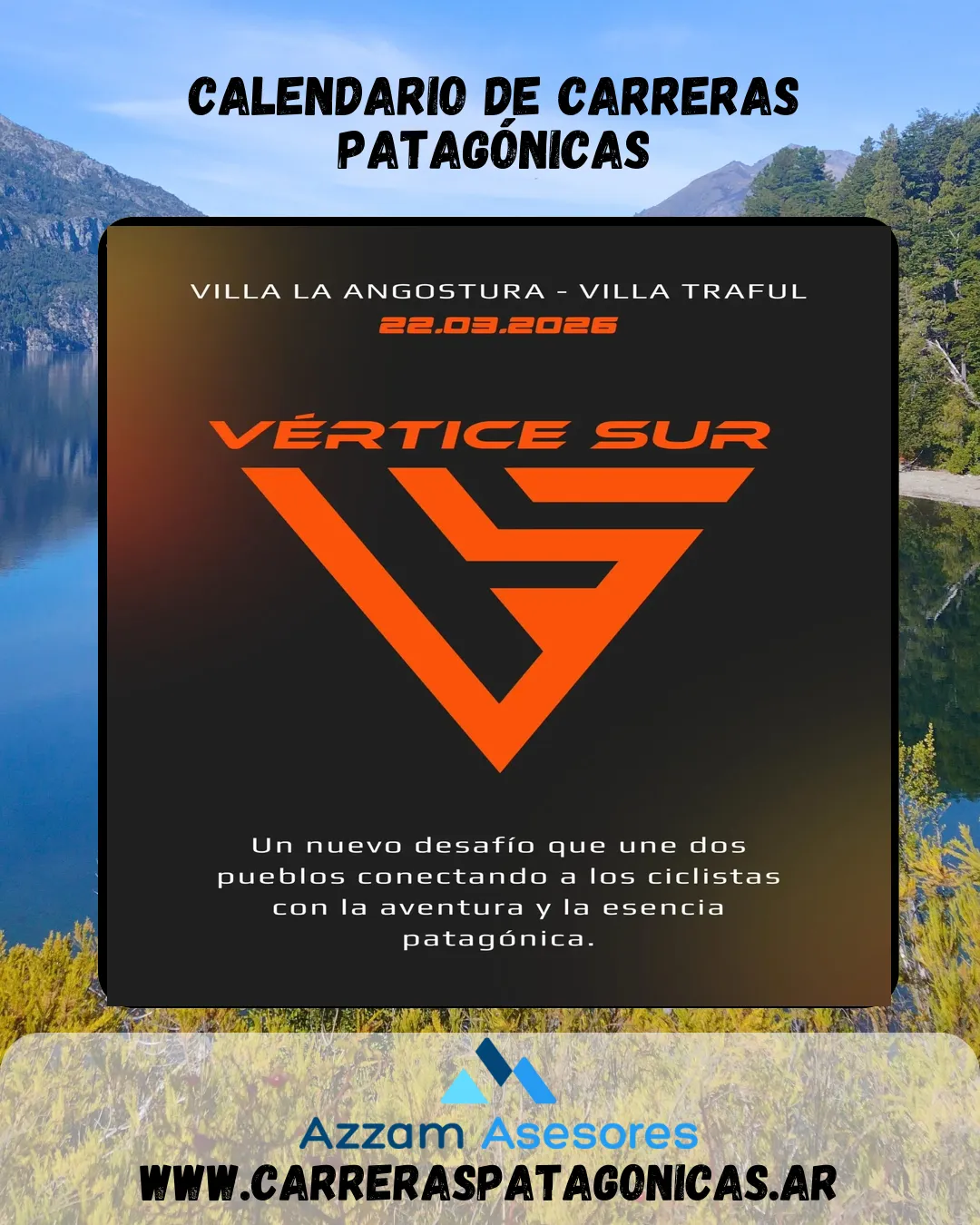 Flyer de Vértice Sur 2026