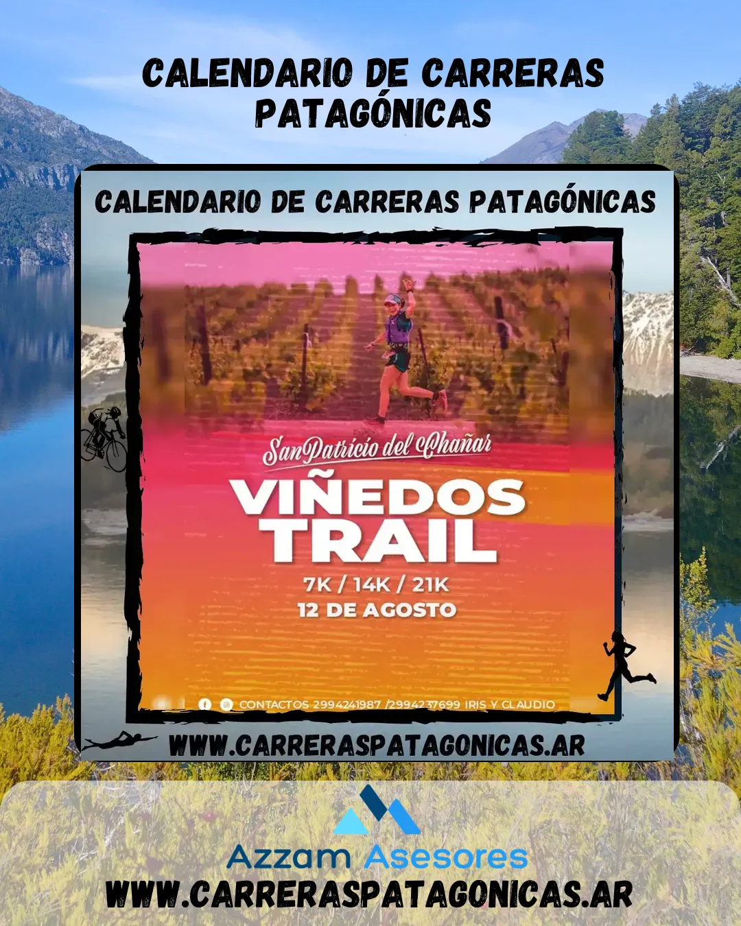 Flyer de Viñedos Trail 2023