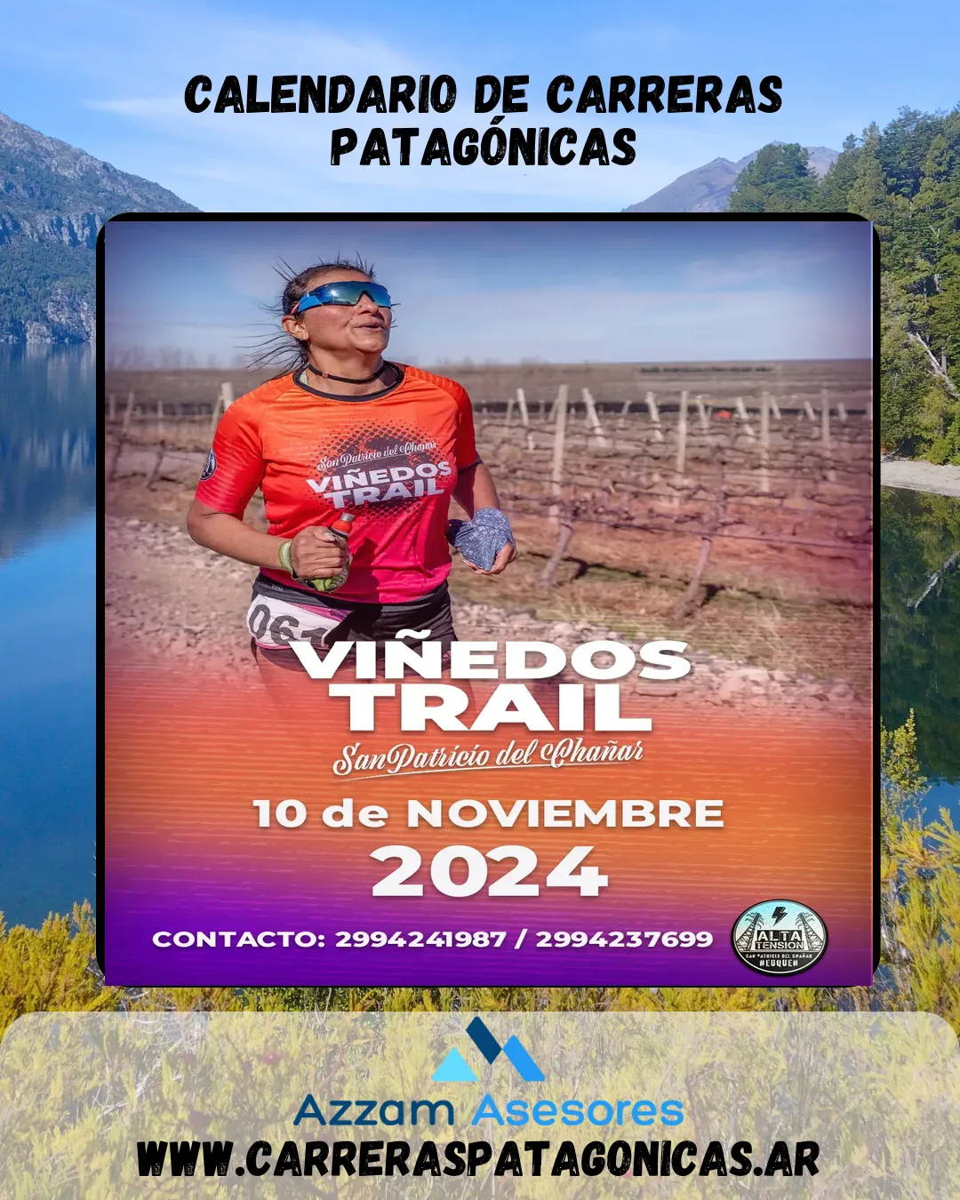 Flyer de Viñedos Trail 2024