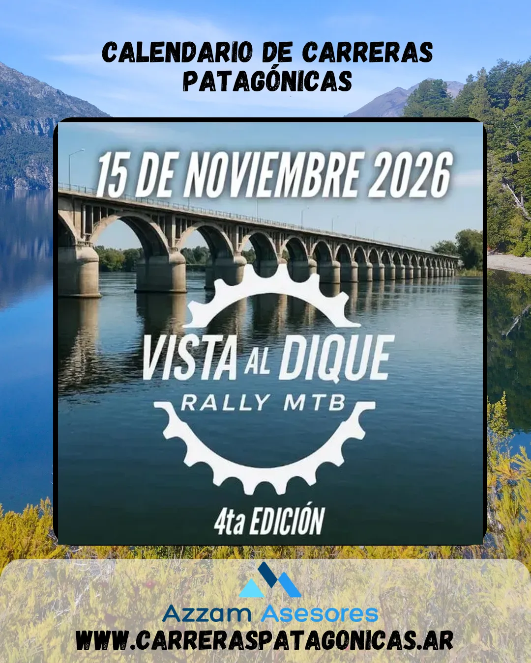 Flyer de Vista al Dique MTB 2026