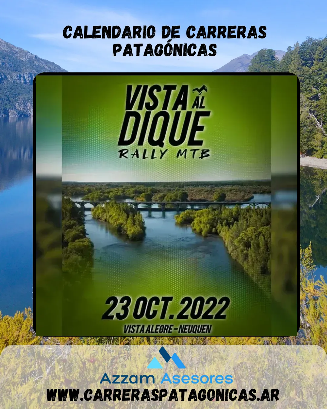 Flyer de VISTA AL DIQUE – RALLY MTB 2022