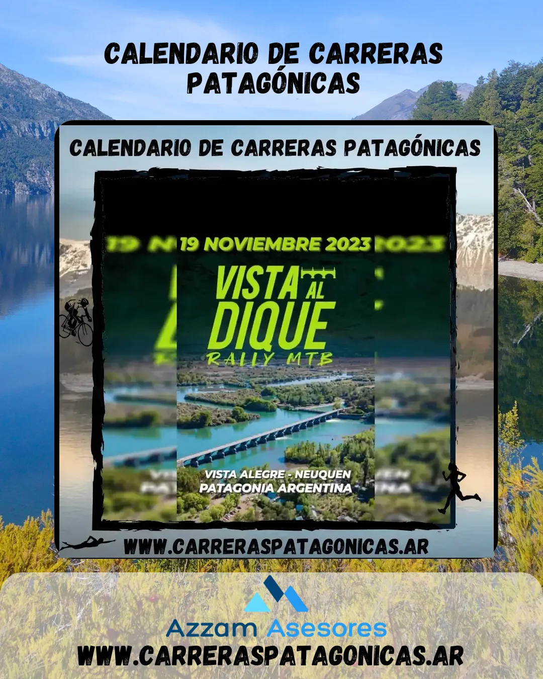 Flyer de VISTA AL DIQUE – RALLY MTB 2023