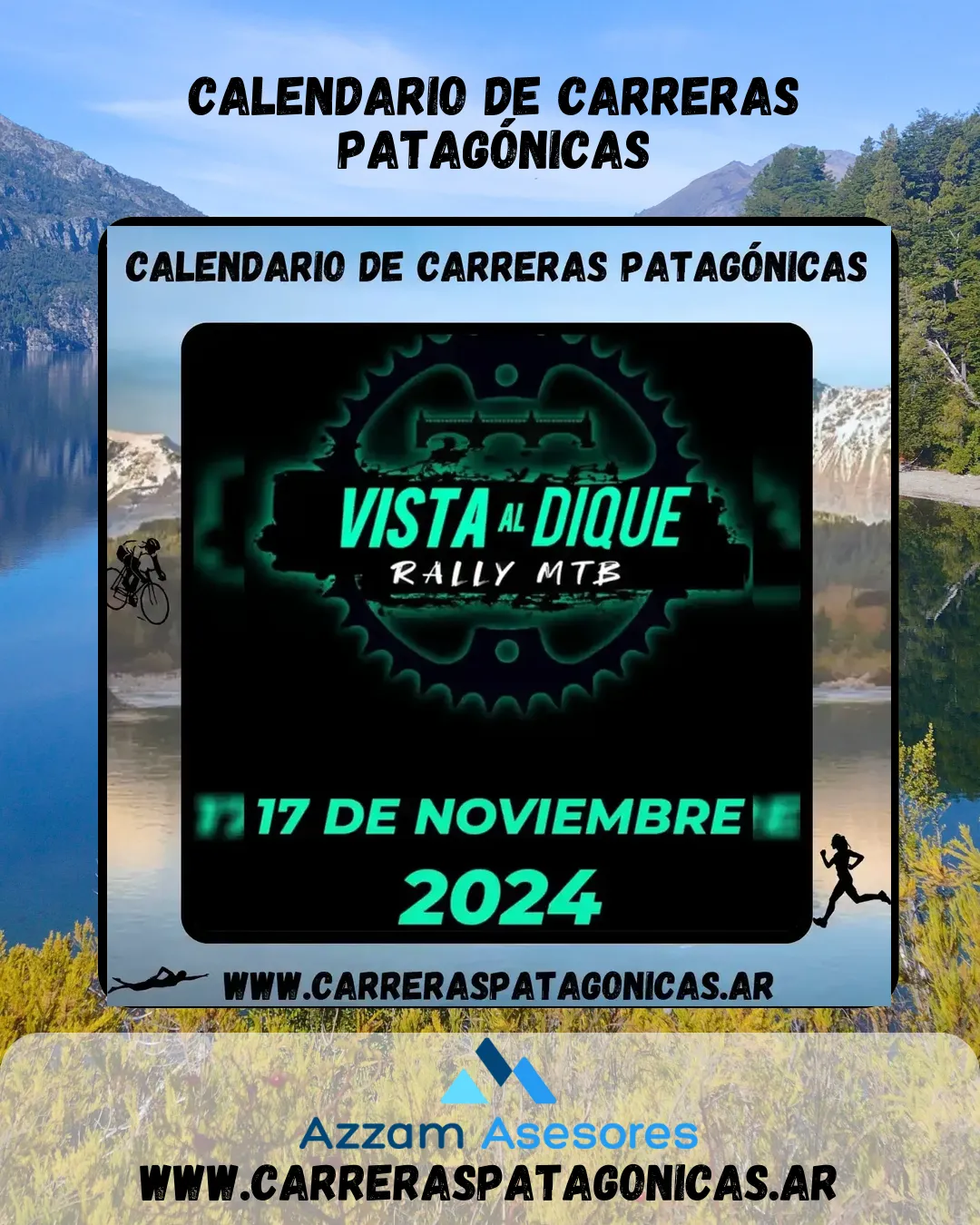 Flyer de VISTA AL DIQUE – RALLY MTB 2024