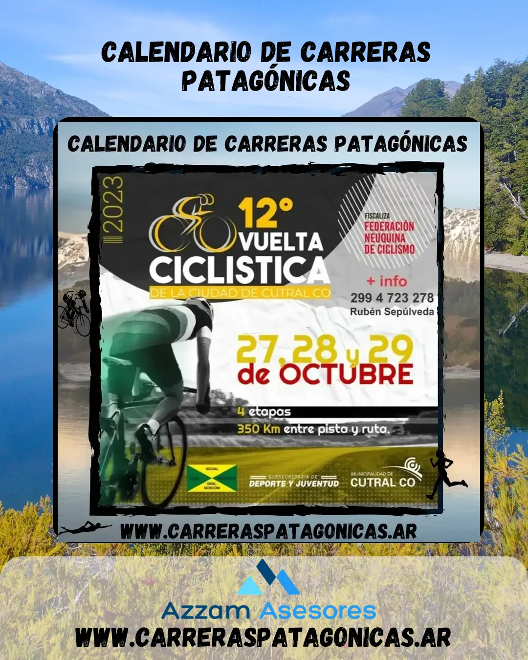 Flyer de Vuelta A Cutral- Co 2023