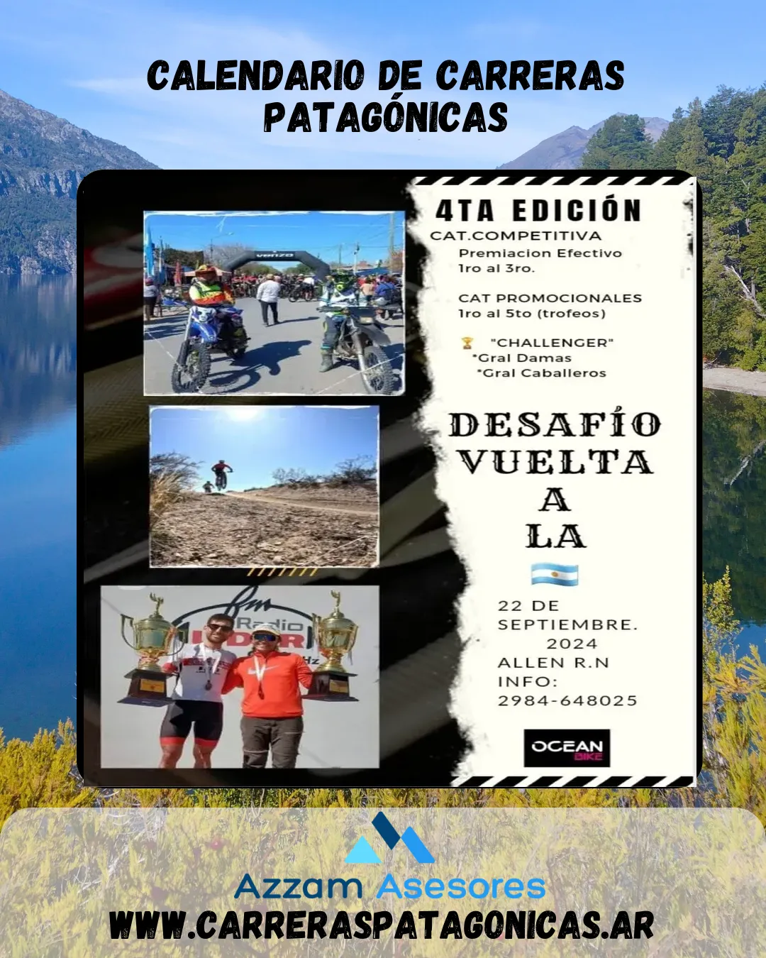 Flyer de Vuelta a la Bandera MTB 2024