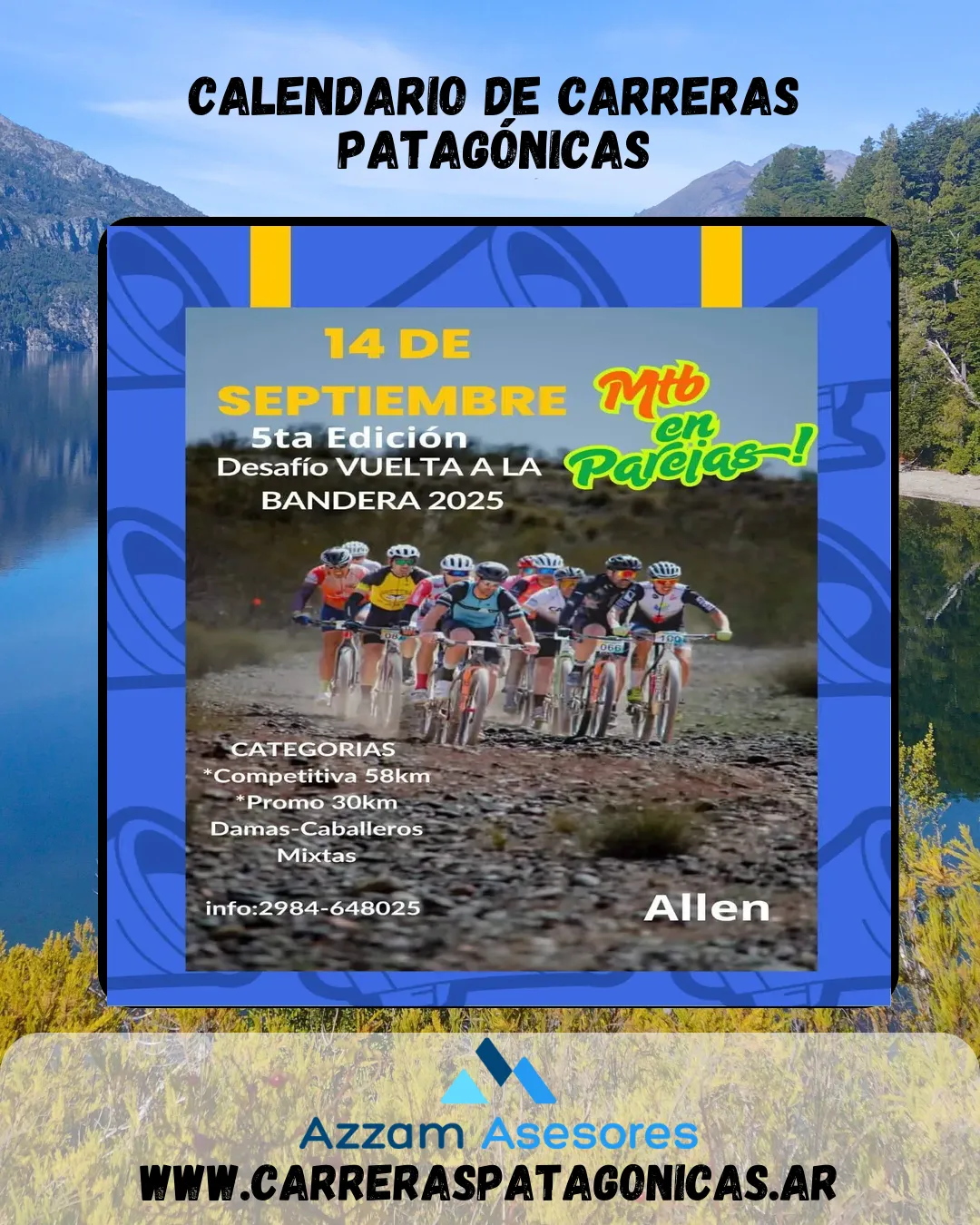 Flyer de Vuelta a la Bandera MTB 2025