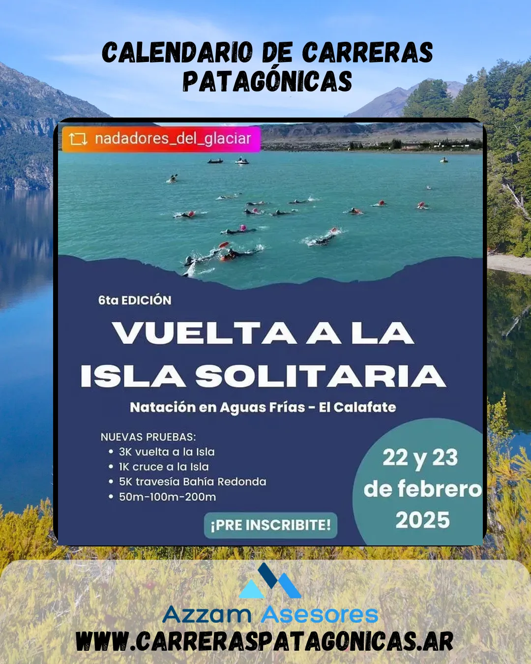 Flyer de Vuelta a la Isla Solitaria 2025