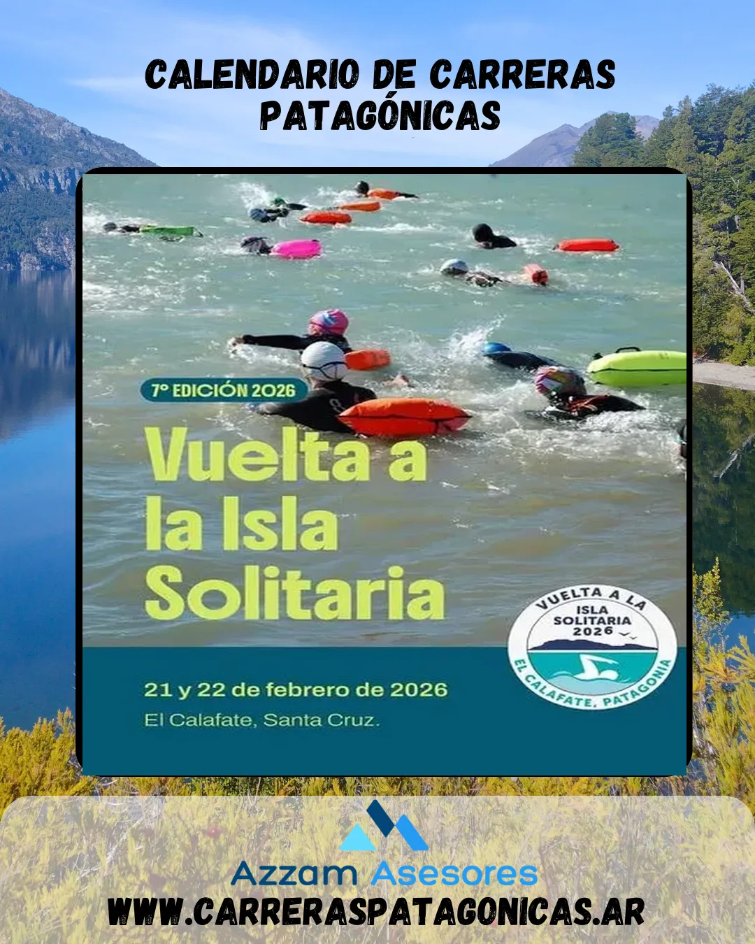 Flyer de Vuelta a la Isla Solitaria 2026