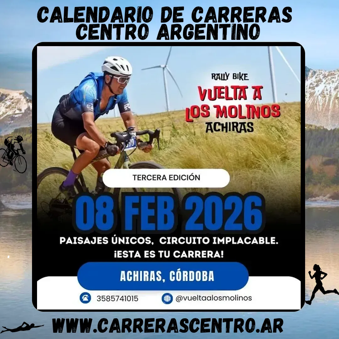 Flyer de Vuelta a los Molinos 2026