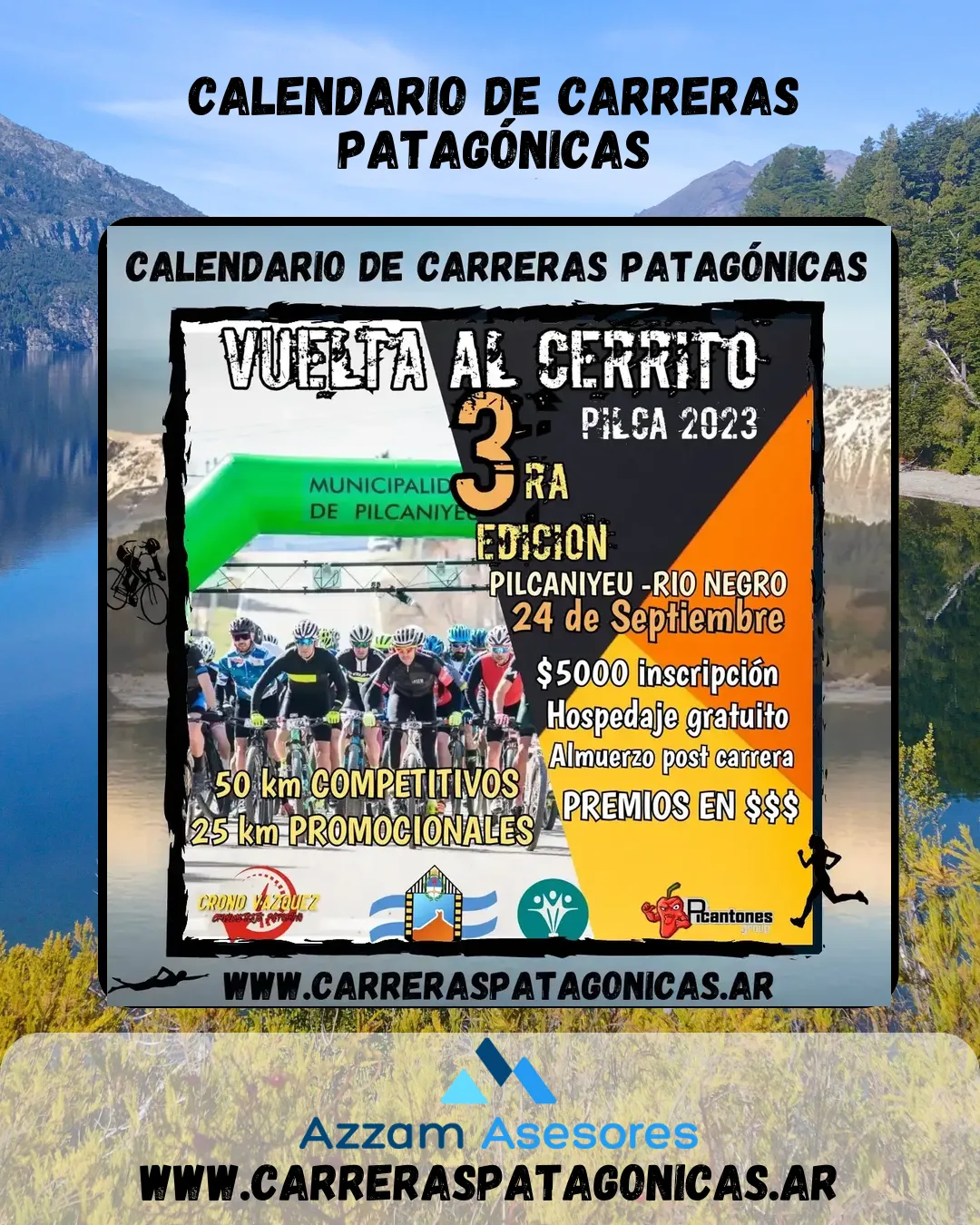 Flyer de Vuelta al Cerrito 2023