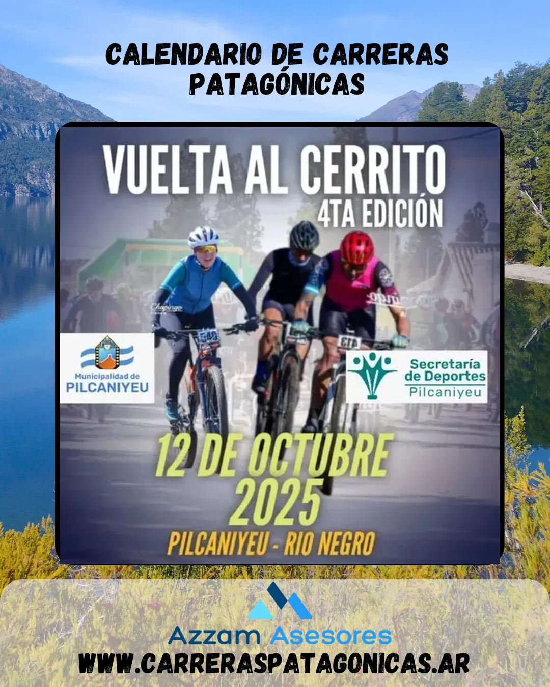 Flyer de Vuelta al Cerrito 2025