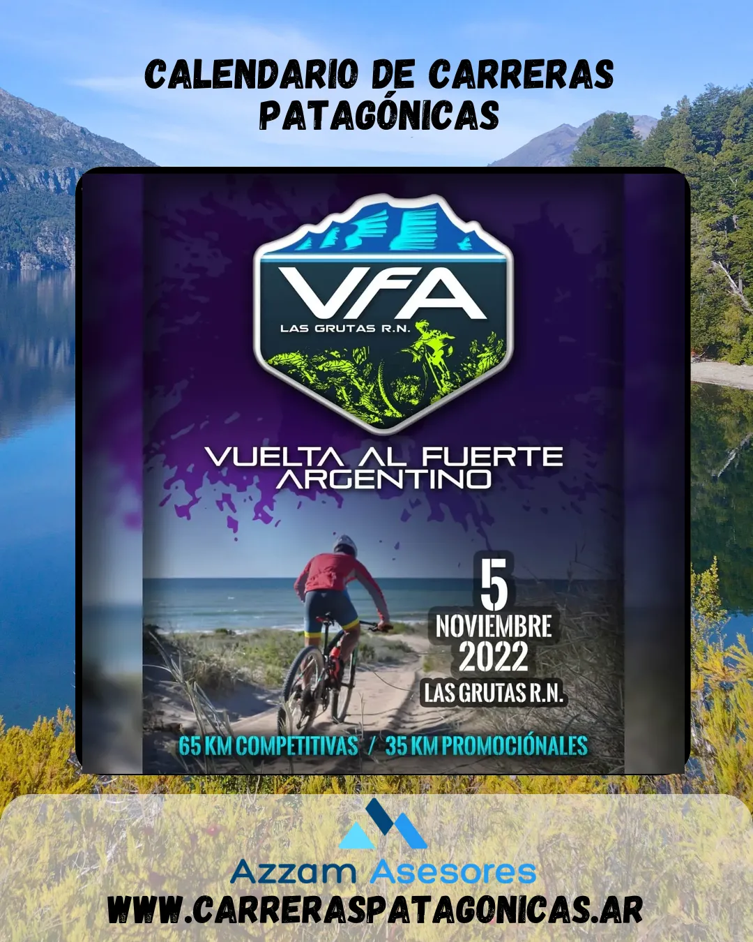 Flyer de Vuelta al Fuerte Argentino 2022