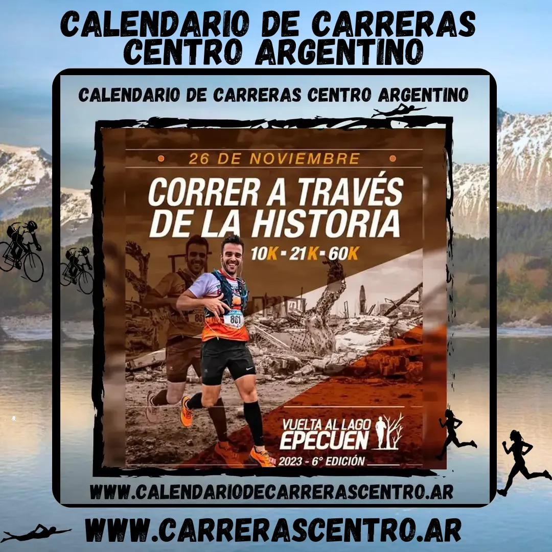 Flyer de Vuelta al Lago Epecuén 2023