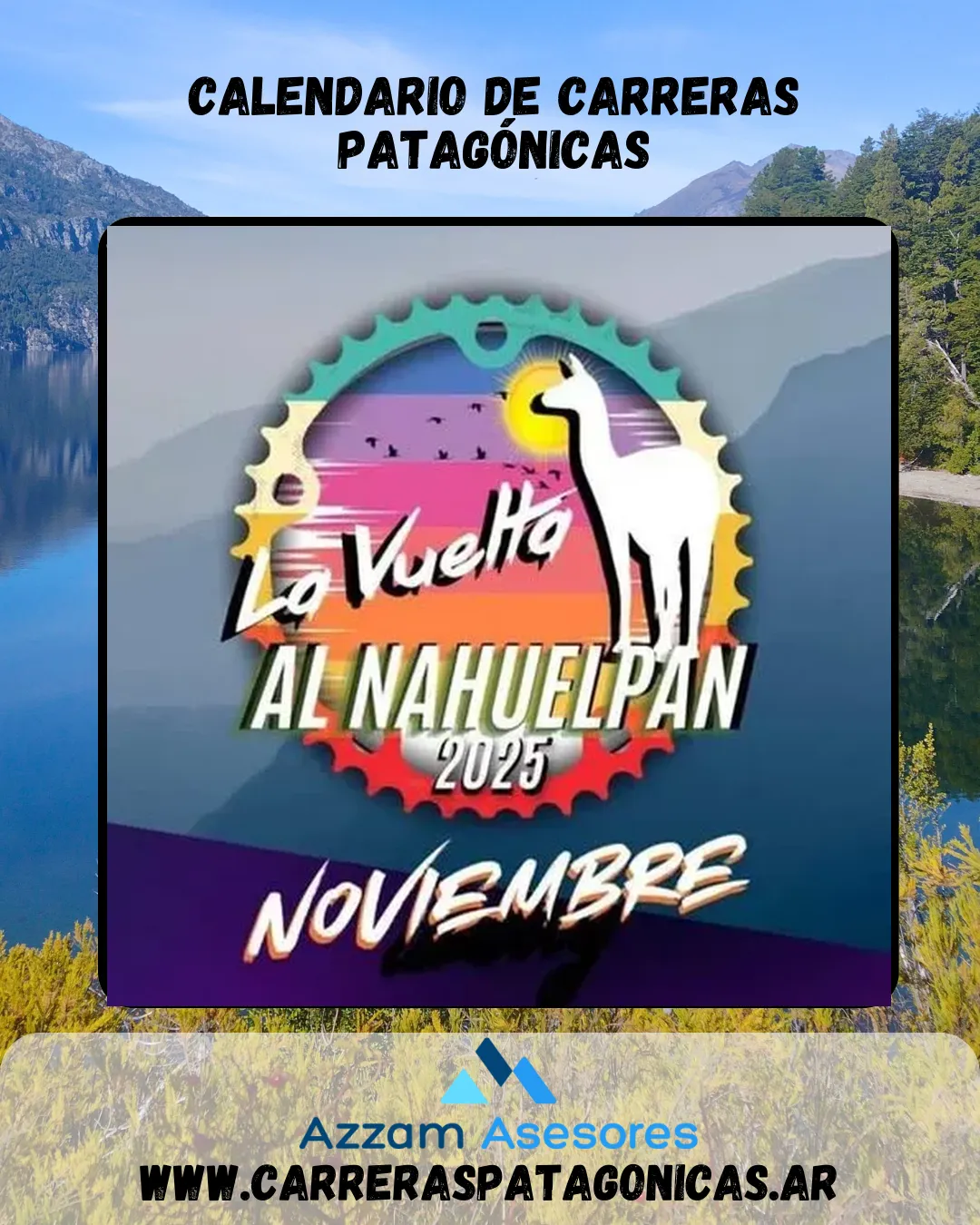 Flyer de VUELTA AL NAHUELPAN 2025