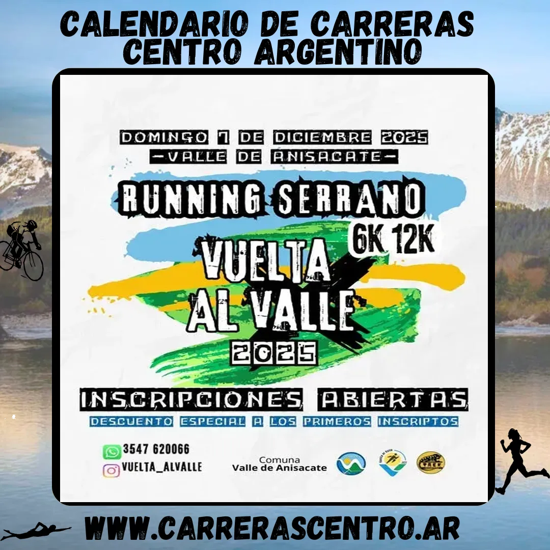 Flyer de Vuelta al Valle 2025