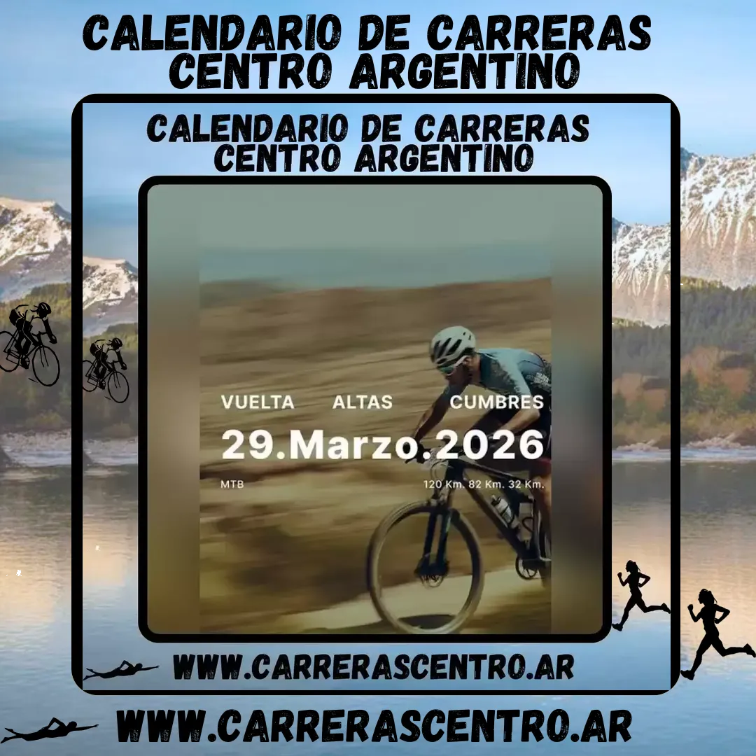 Flyer de Vuelta Altas Cumbres 2026