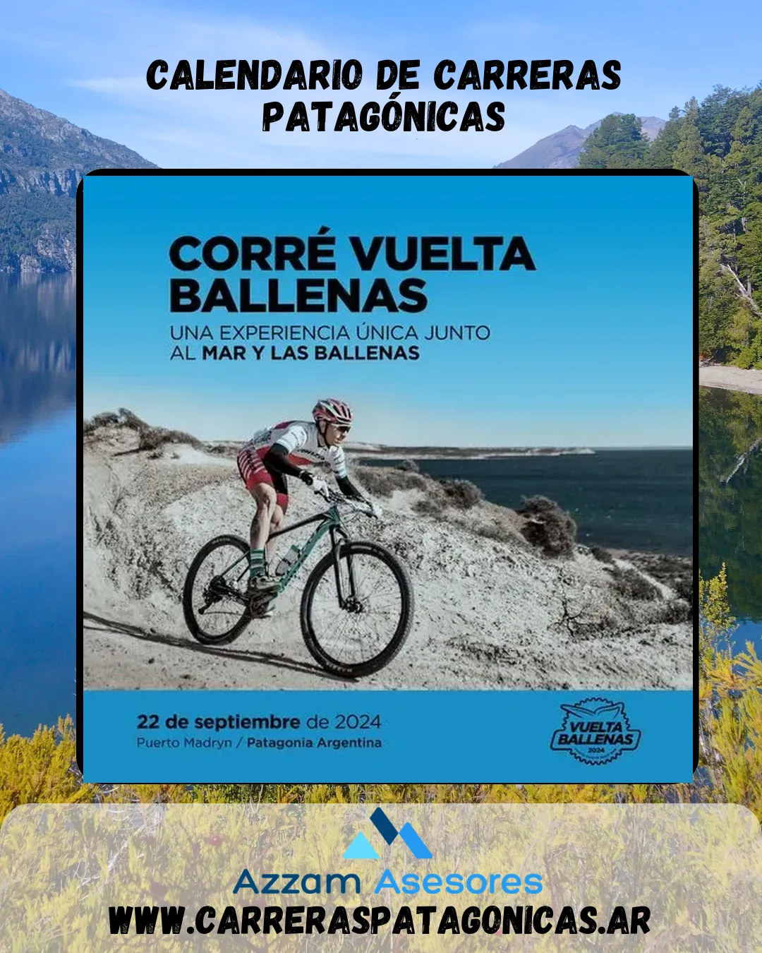 Flyer de Vuelta Ballenas 2024