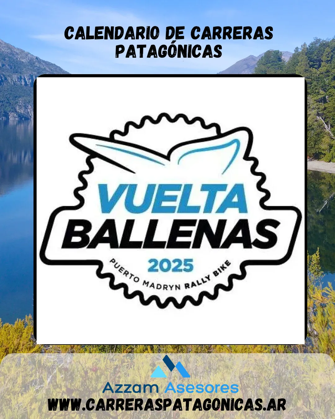 Flyer de Vuelta Ballenas 2025