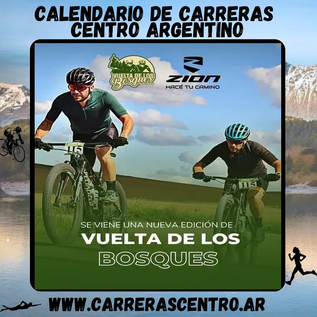 Flyer de Vuelta de los Bosques MTB 2025
