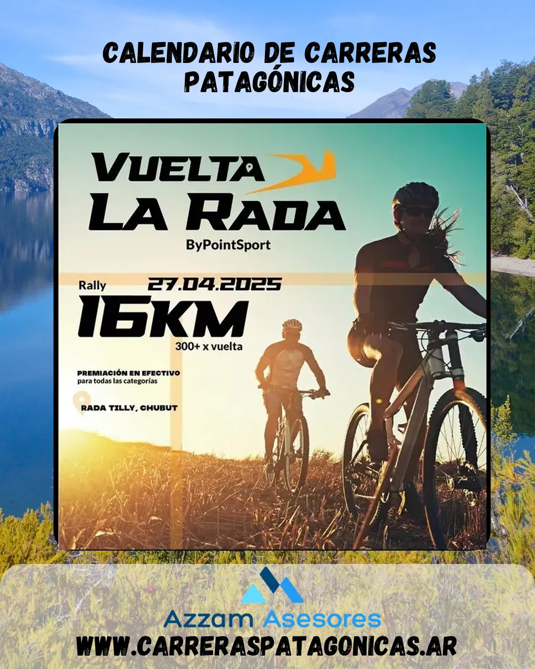 Flyer de Vuelta La Rada 2025